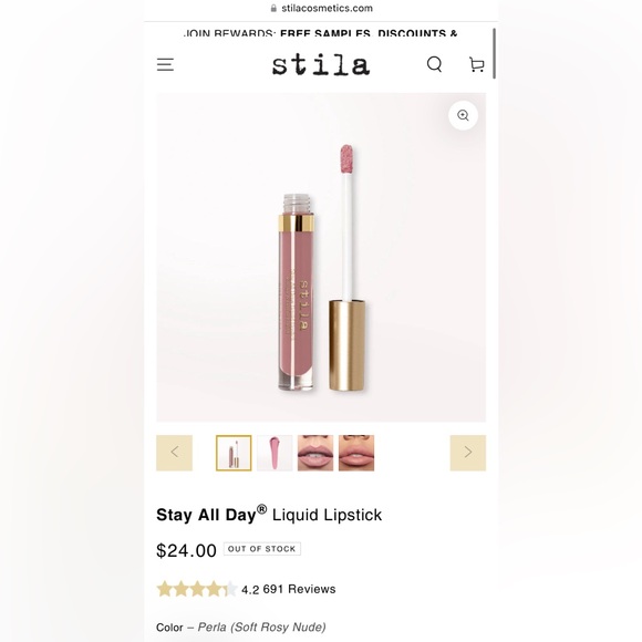 ‼️SOLD‼️NIB Stila Stay All Day Liquid Lipstick - Sheer Passione - Picture 4 of 6